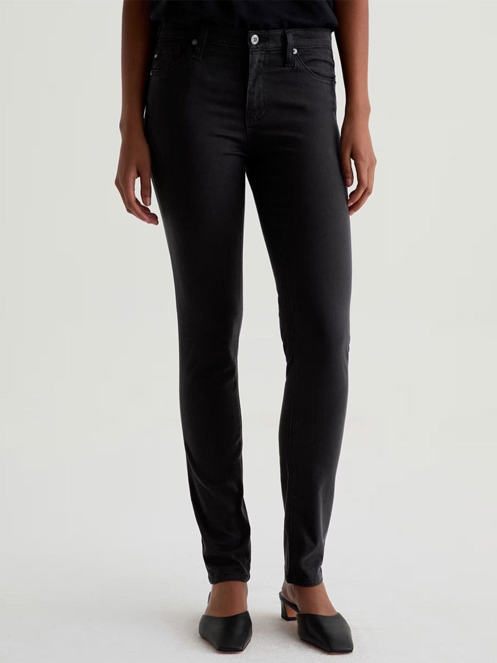 AG Jean Prima Cigarette Leg in Charcoal Grey